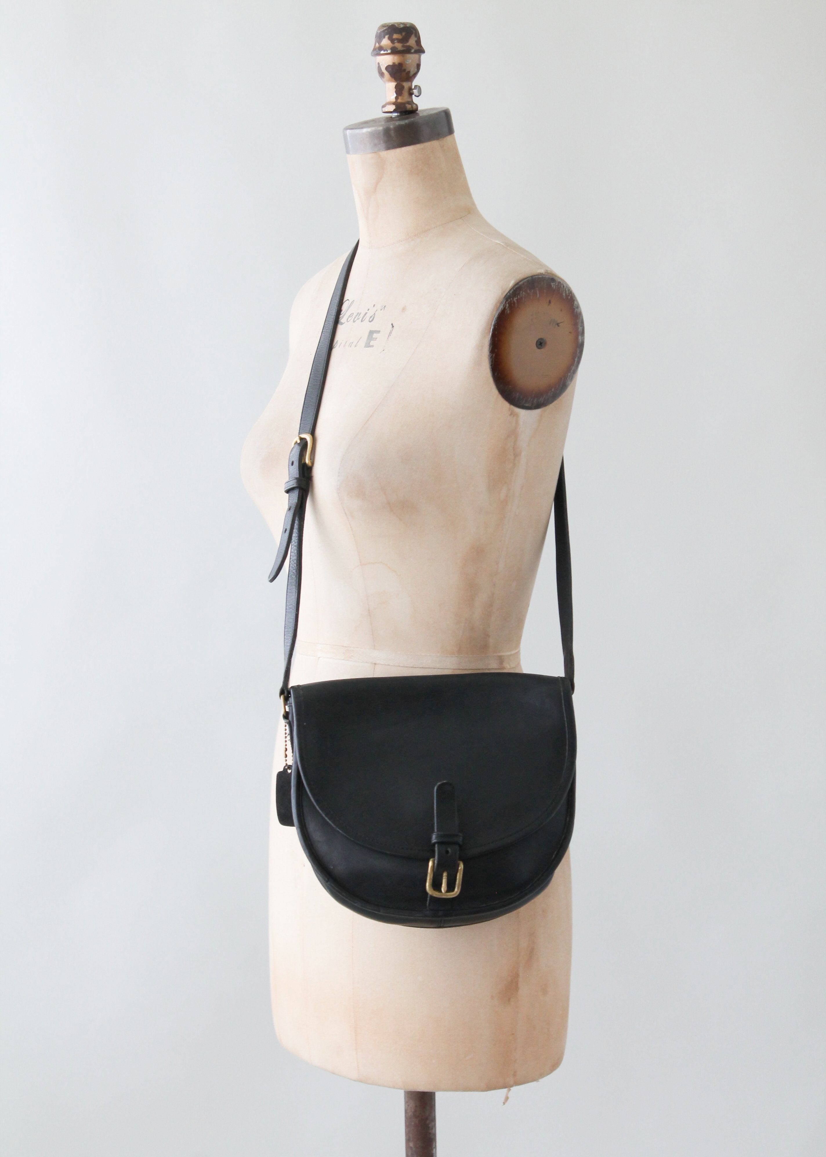 Vintage NYC Coach Saddle Bag Purse