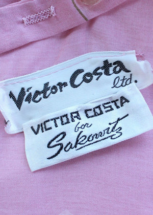 Vintage 1970s Victor Costa Floral Sundress