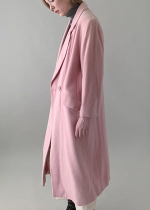 Vintage 1970s Pink Camel Hair Coat