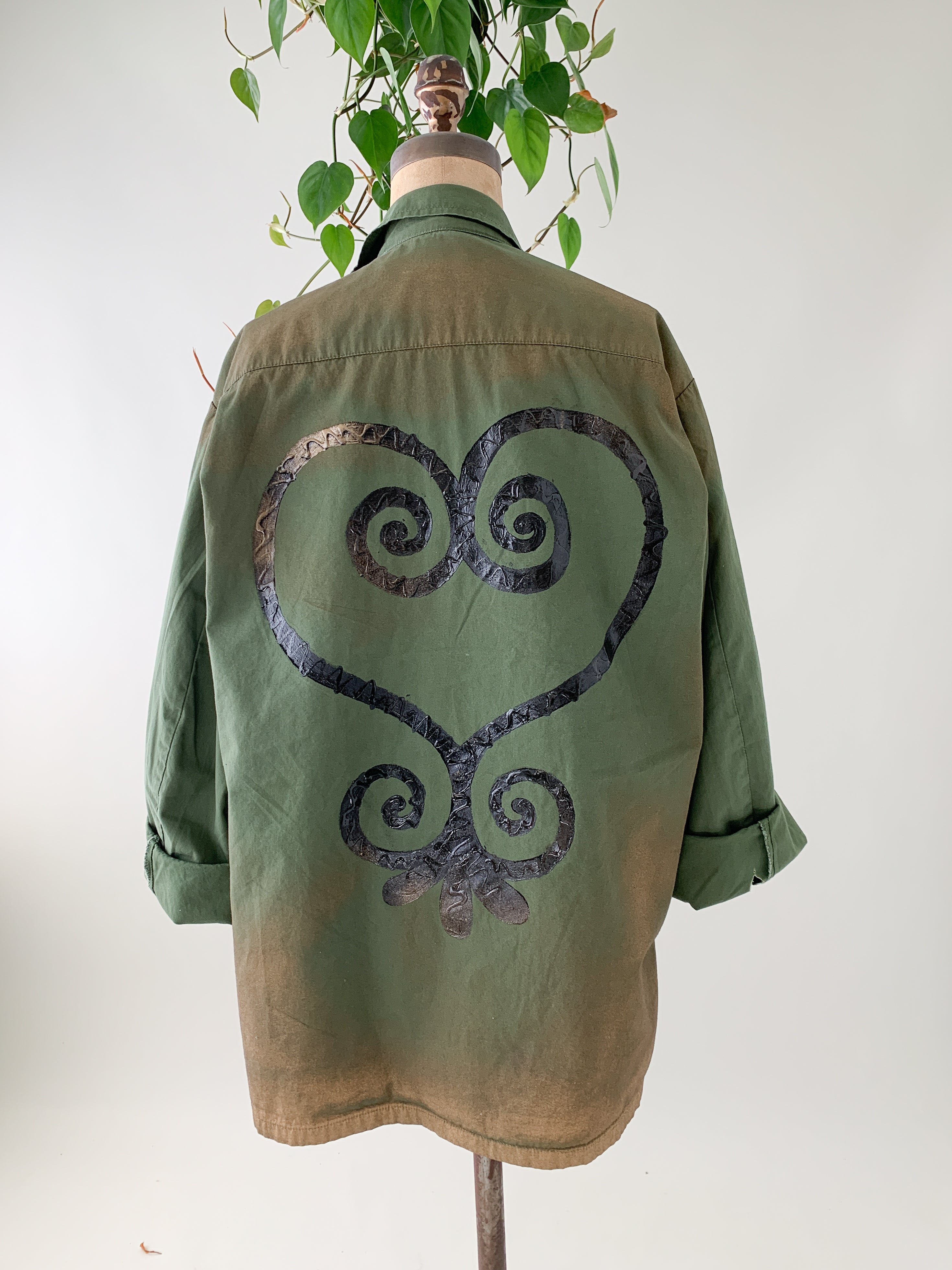 Artist Adapted Protest Army Jacket