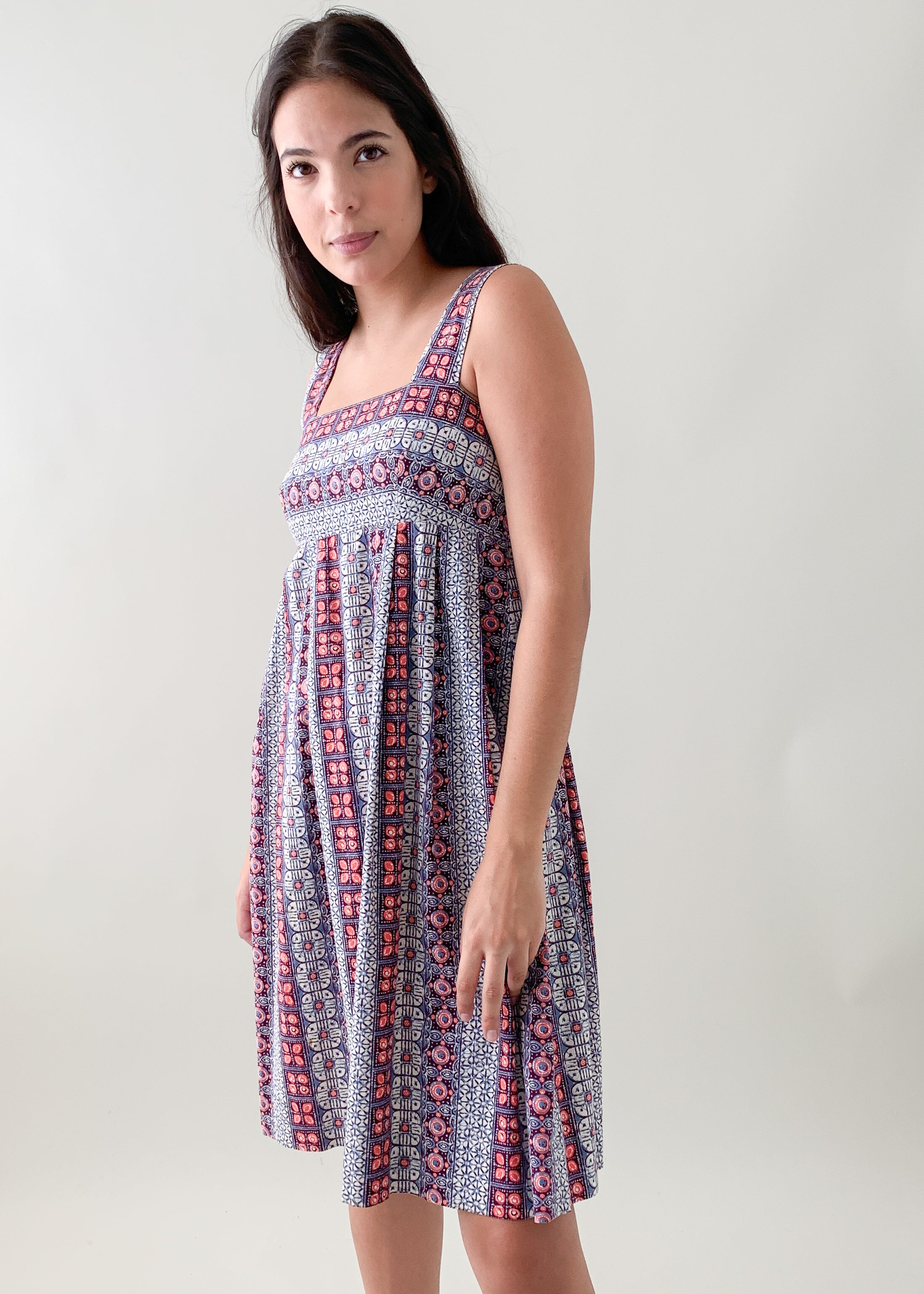 Vintage Batik Print Sundress