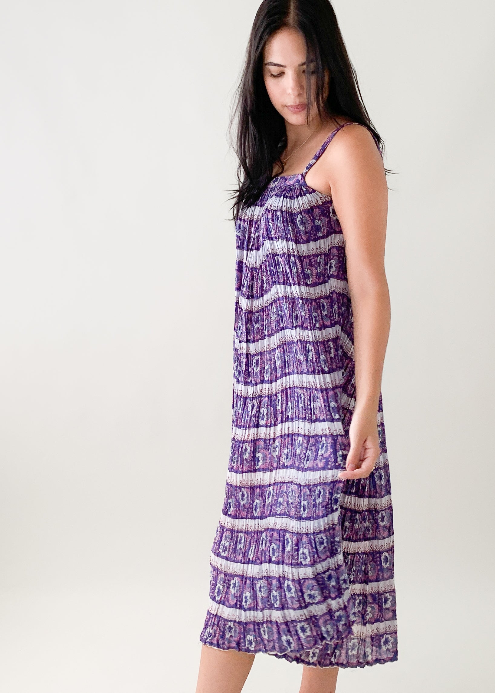 Vintage 1970s Indian Cotton Sundress