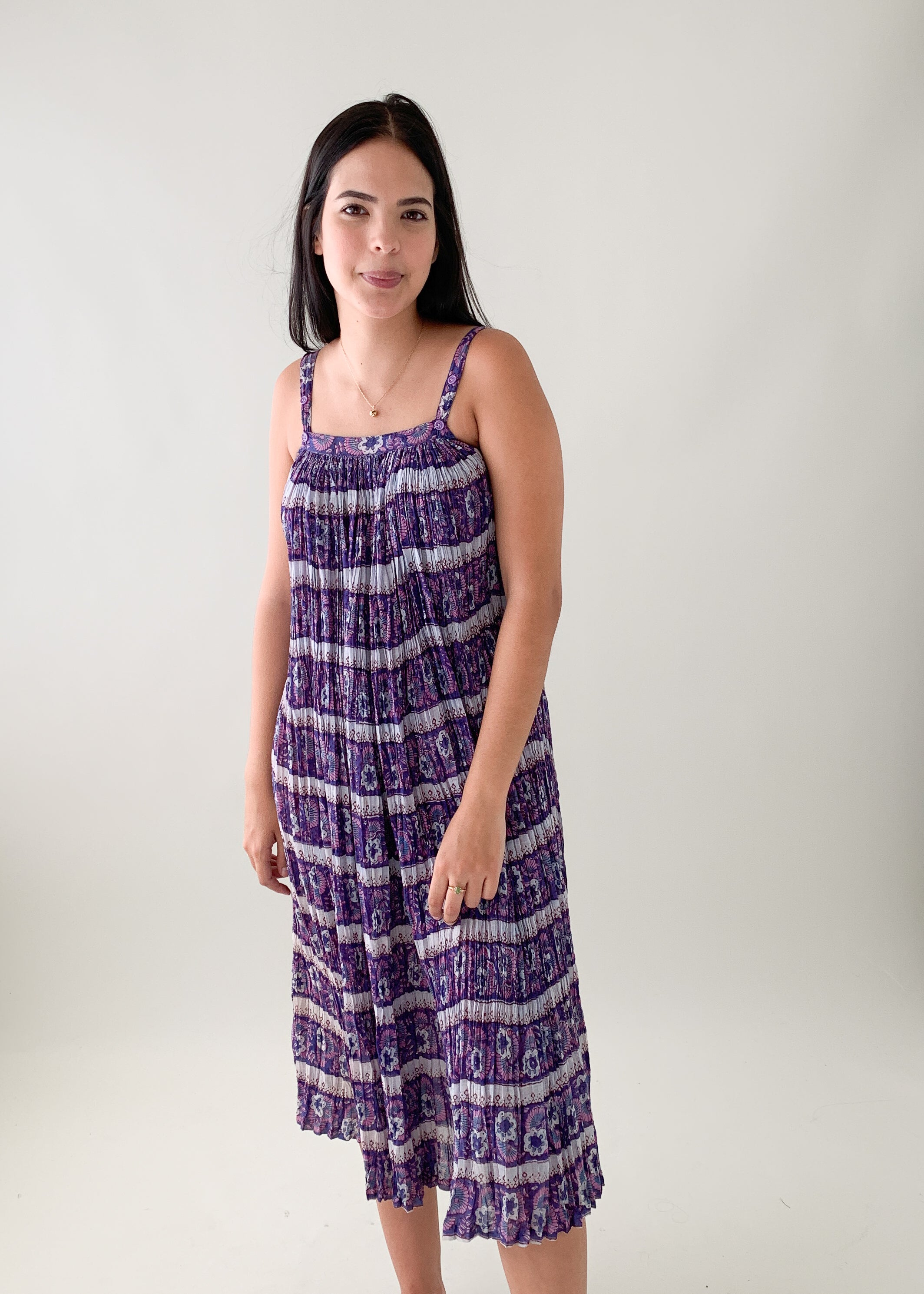 Vintage 1970s Indian Cotton Sundress