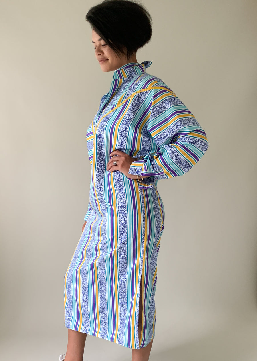 Vintage 1980s Koos Van Den Akker Caftan