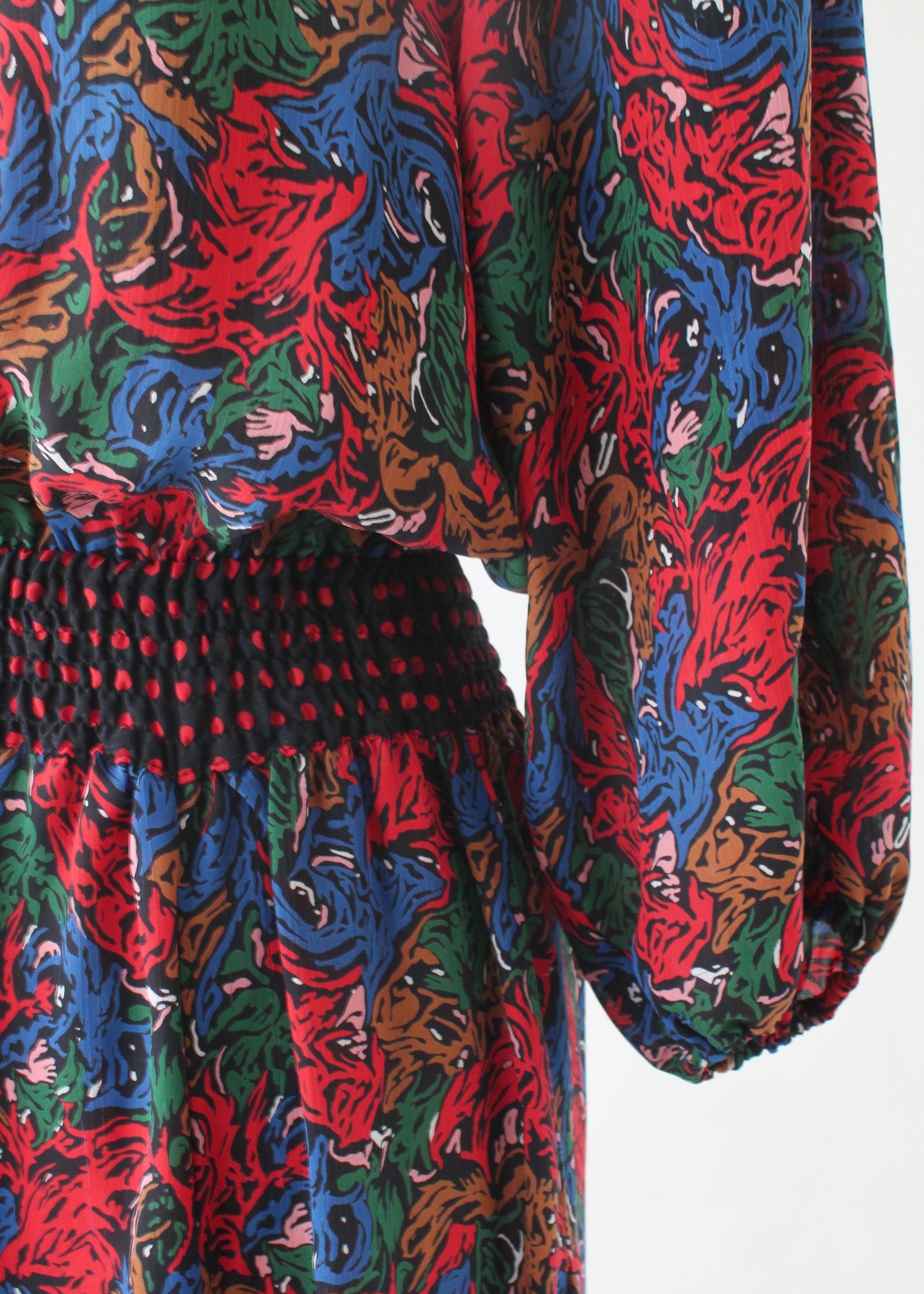 Vintage Diane Freis Floral Dress - Raleigh Vintage