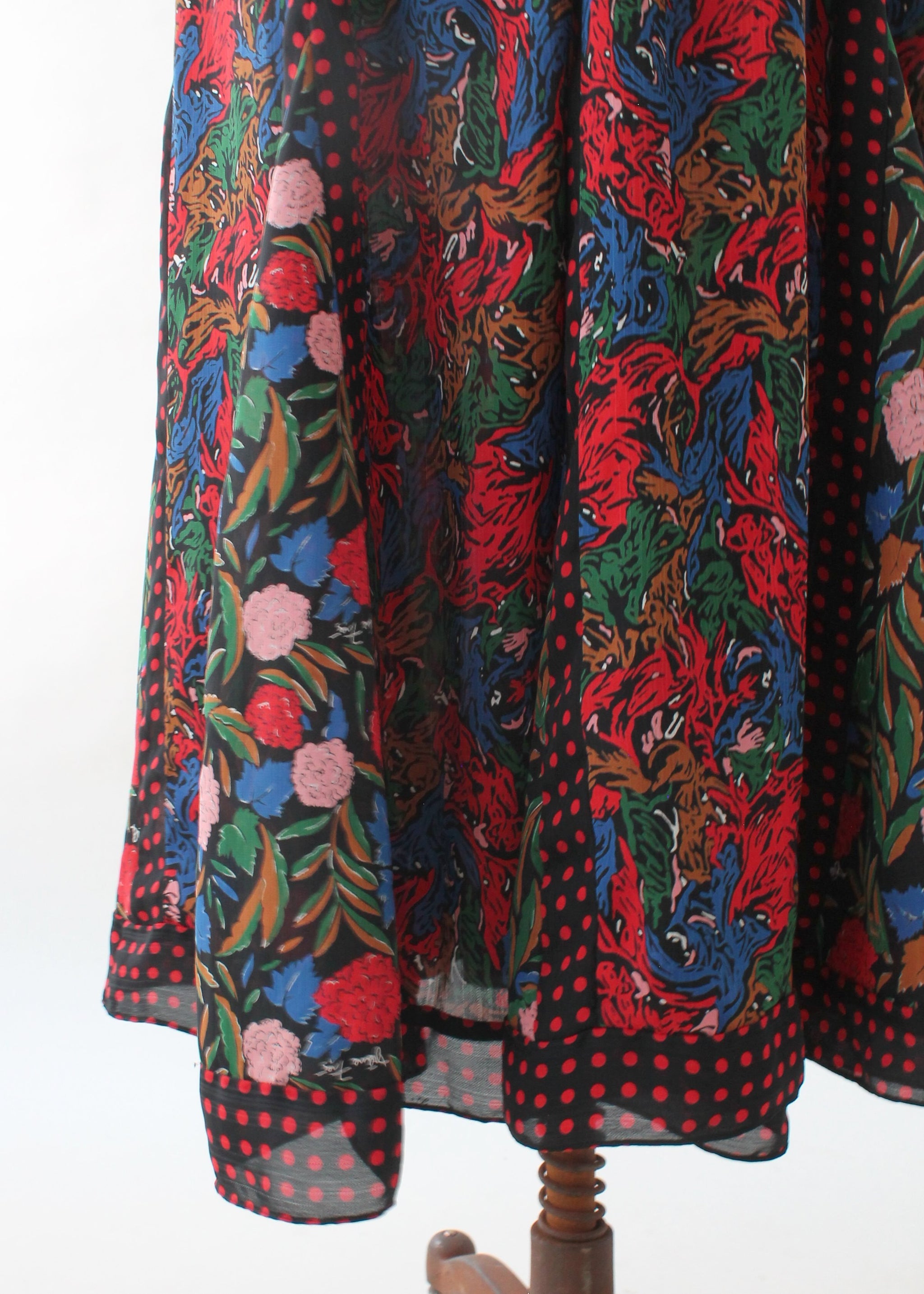 Vintage Diane Freis Floral Dress - Raleigh Vintage