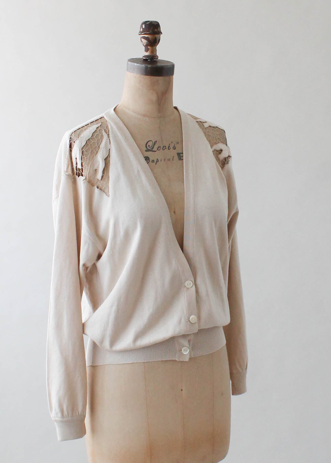 Vintage 1980s Gucci Silk Knit Cardigan