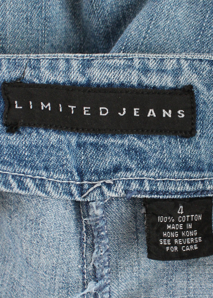 Vintage 1980s High Waist Jean Shorts