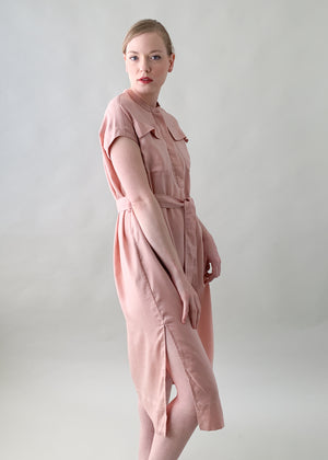 Vintage 1980s Blush Shift Dress