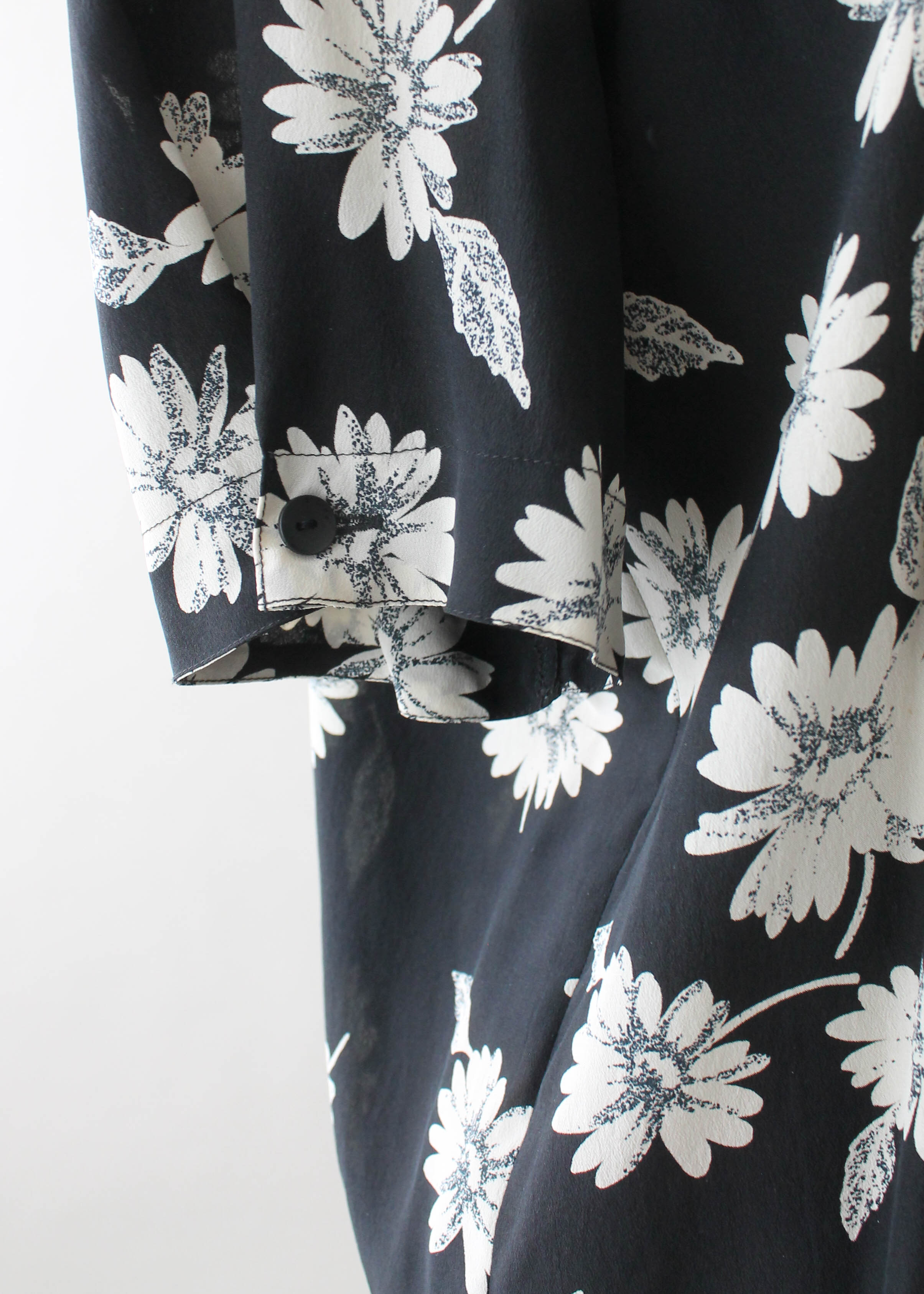 Vintage 1980s Escada Floral Silk Blouse