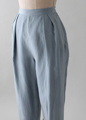 Vintage 1990s Adrienne Vittadini Deadstock Silk Pants