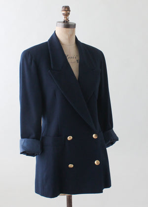 Vintage 1990s Dior Double Breasted Blazer