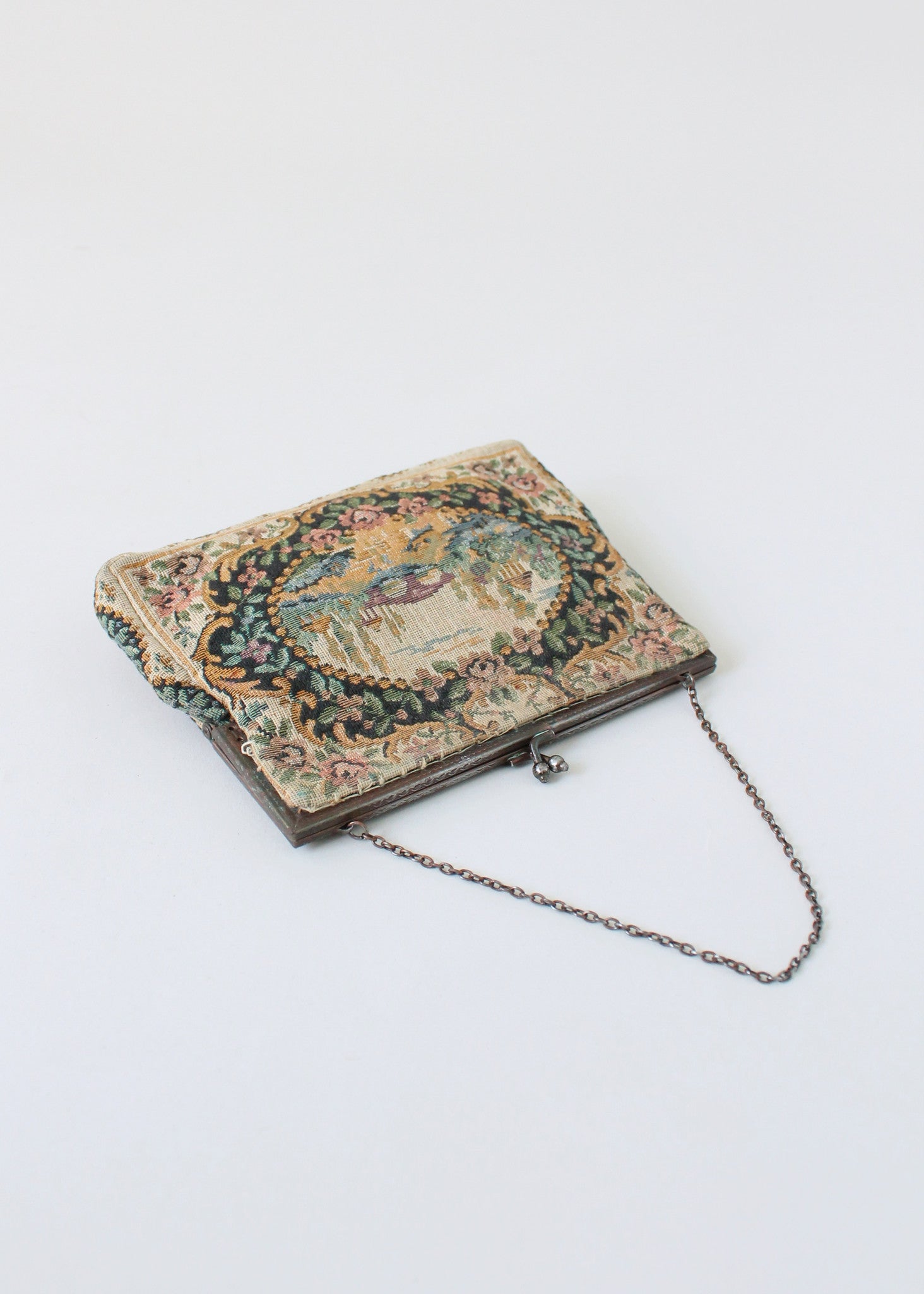 Vintage 1930s French Tapestry Purse