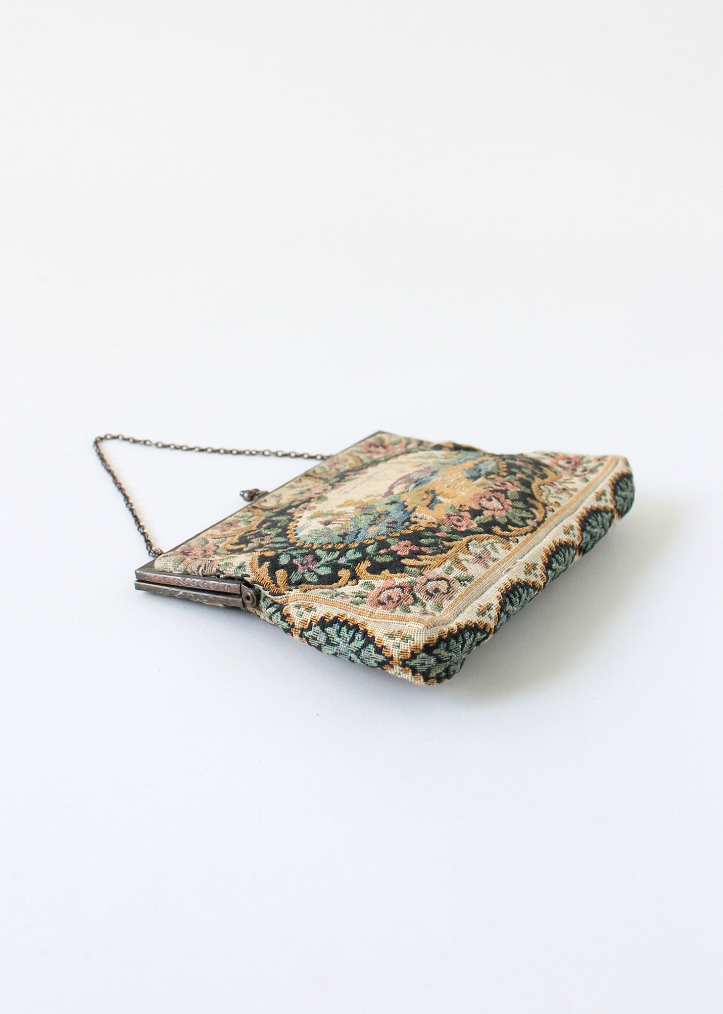 Vintage 1930s French Tapestry Purse