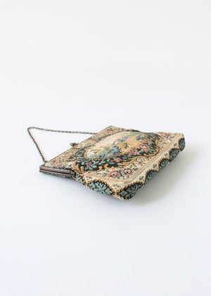 Vintage 1930s French Tapestry Purse