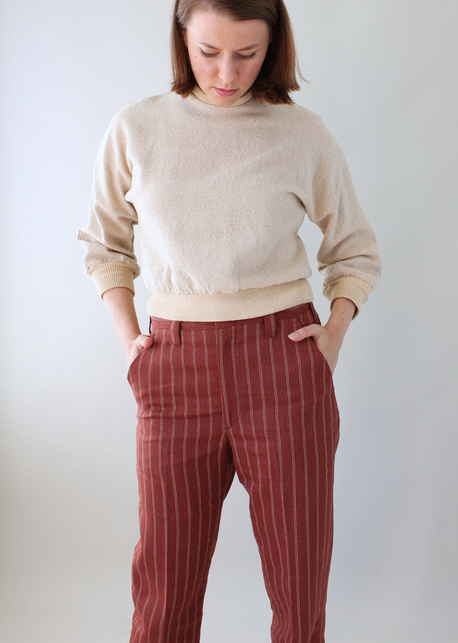 Vintage 1960s Pinstripe Menswear Pants