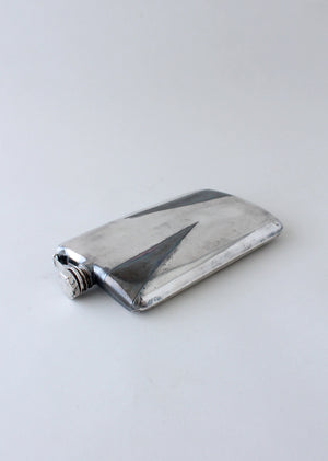 Vintage 1930s Art Deco Oversized Two Toned Flask
