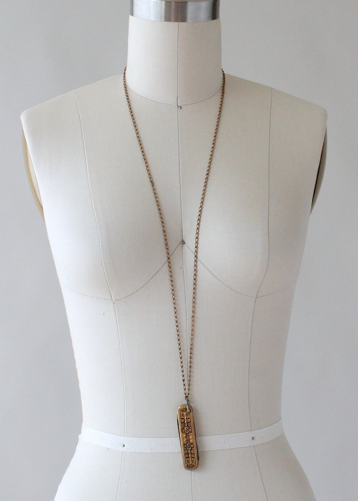 Vintage 1950s German Hugo Bauermann Pocket Knife Necklace