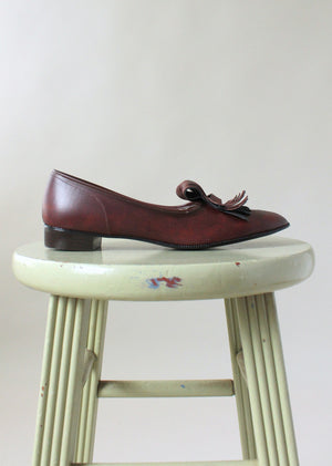 Vintage 1960s NOS Fringed Oxford Loafers