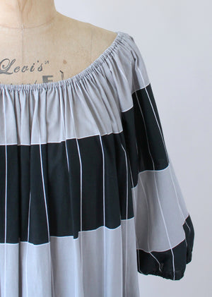 Vintage 1970s Marimekko Graphic Cotton Dress