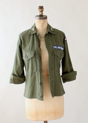 Vintage 1960s Civil Air Patrol Military Jacket