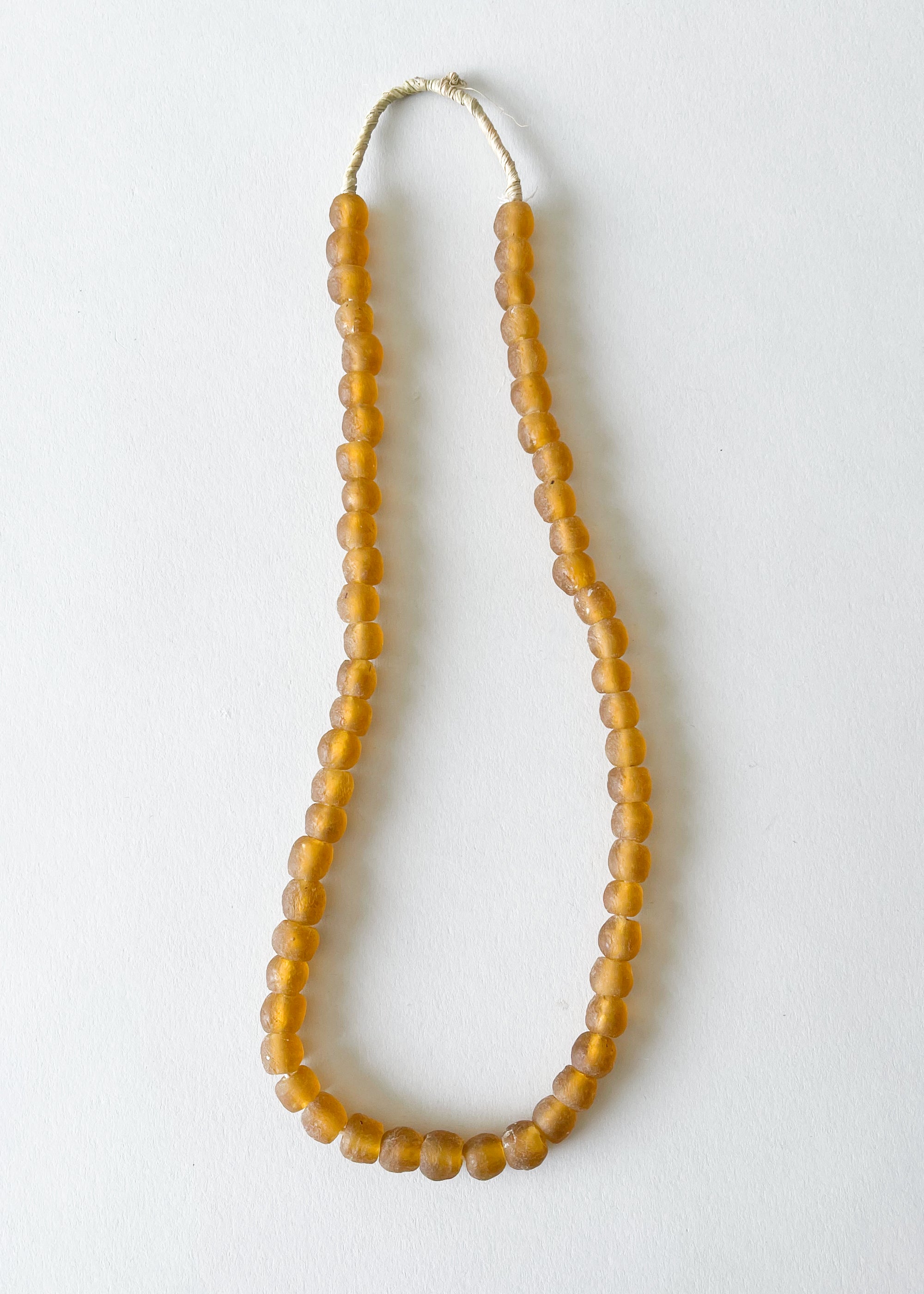 Vintage African Recycled Glass Beaded Necklace