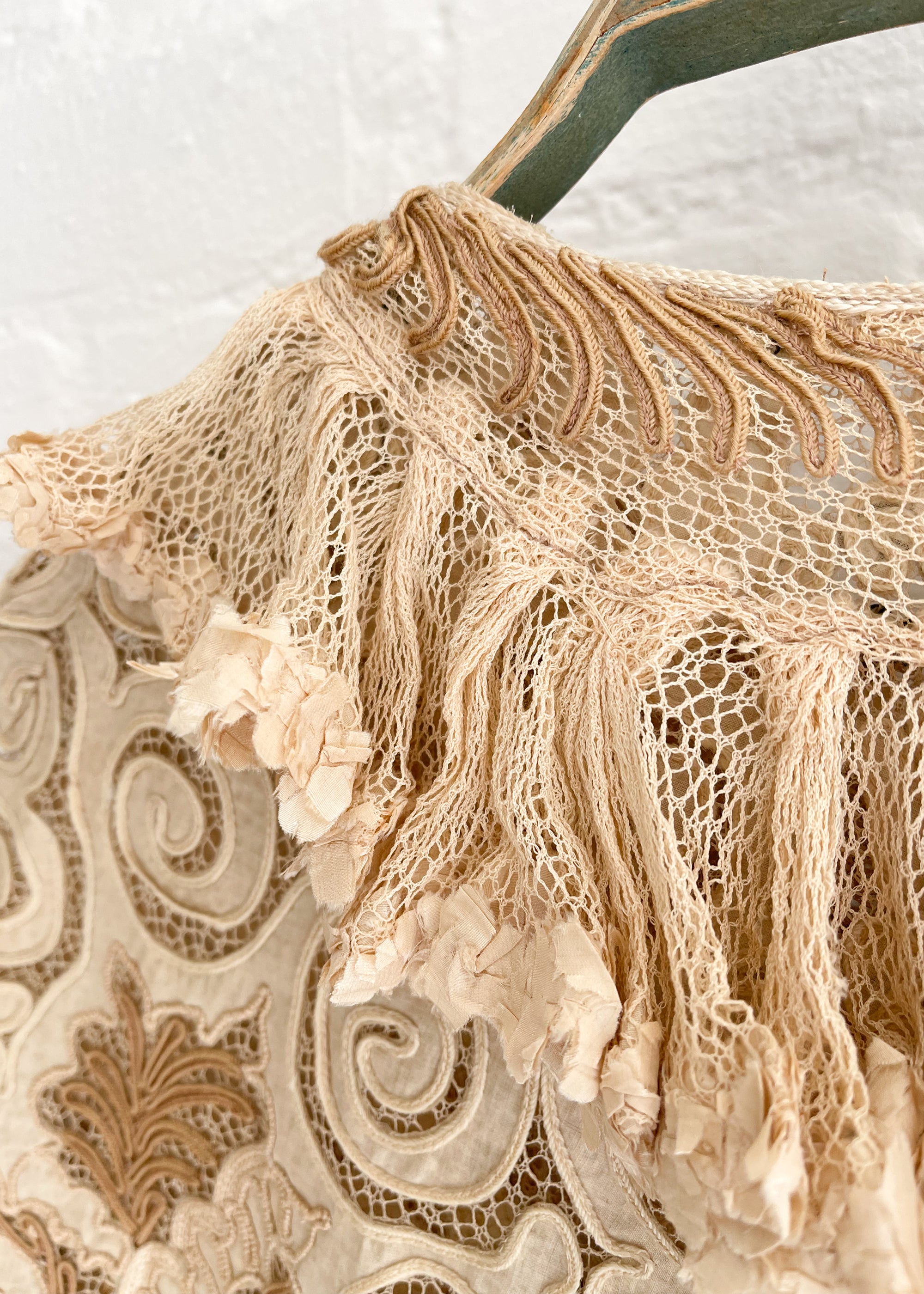 Antique Edwardian Lace Summer Cape