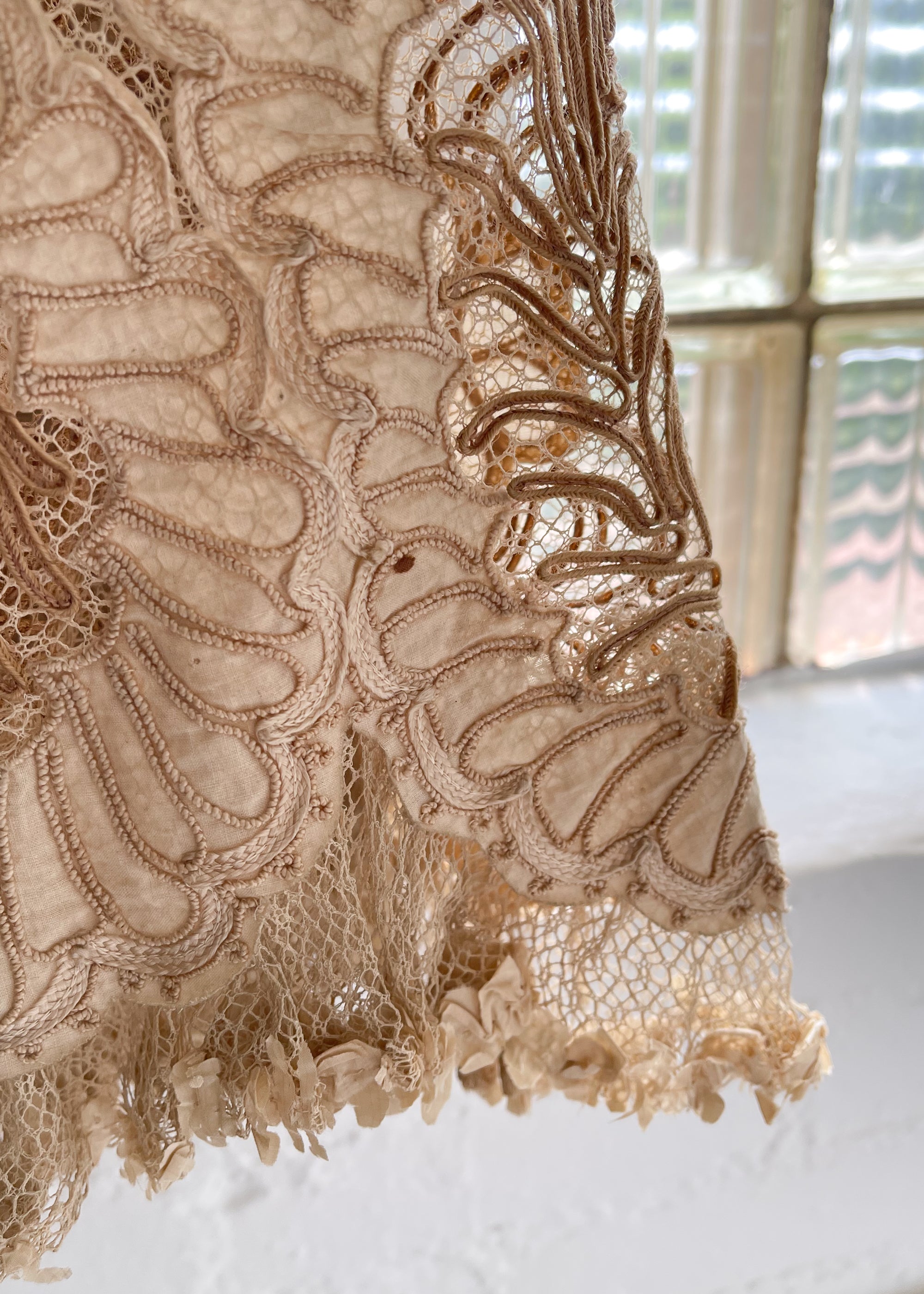 Antique Edwardian Lace Summer Cape
