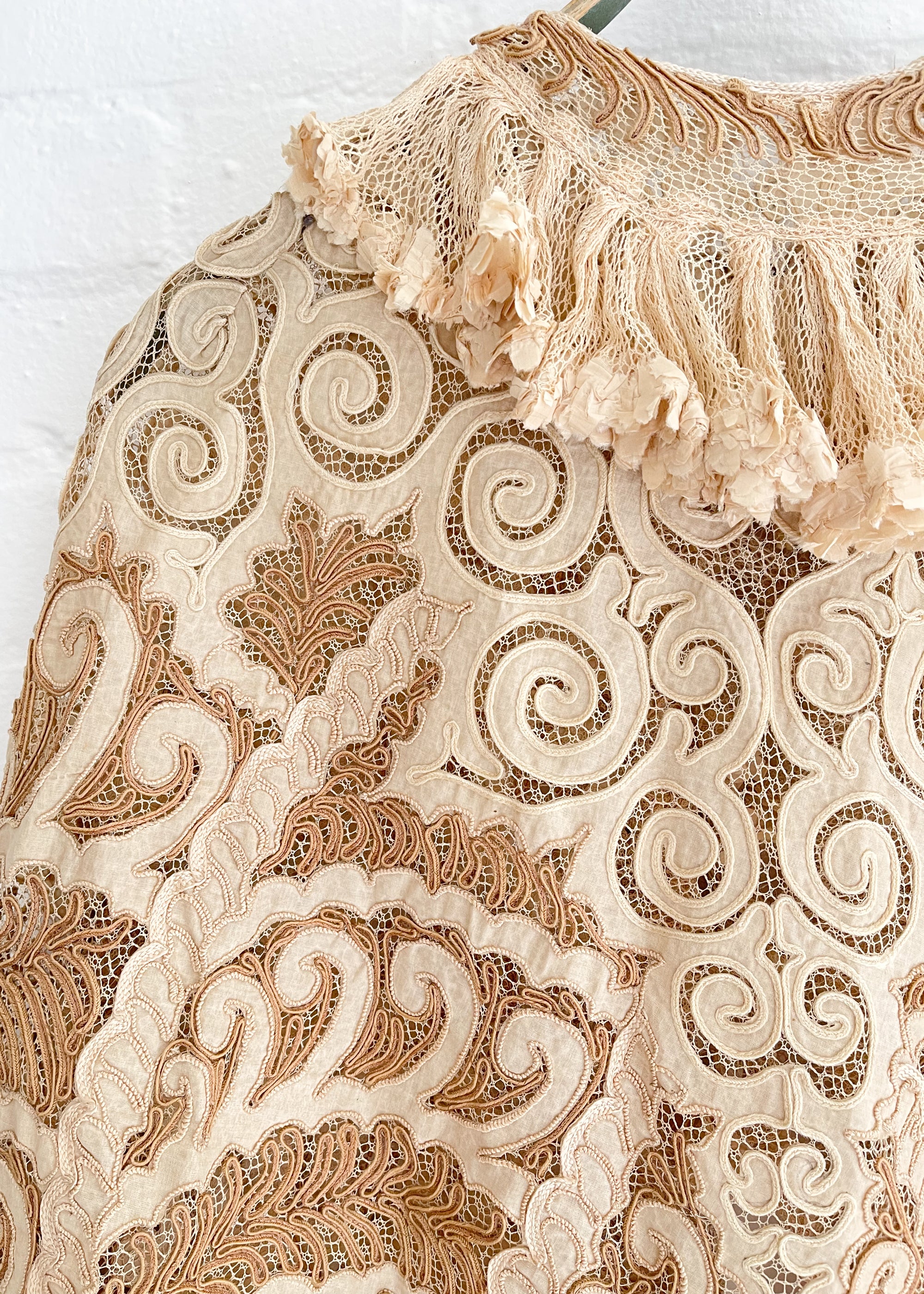 Antique Edwardian Lace Summer Cape