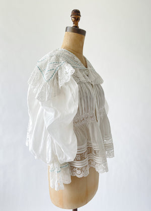 Edwardian Blouse with Full Sleeves