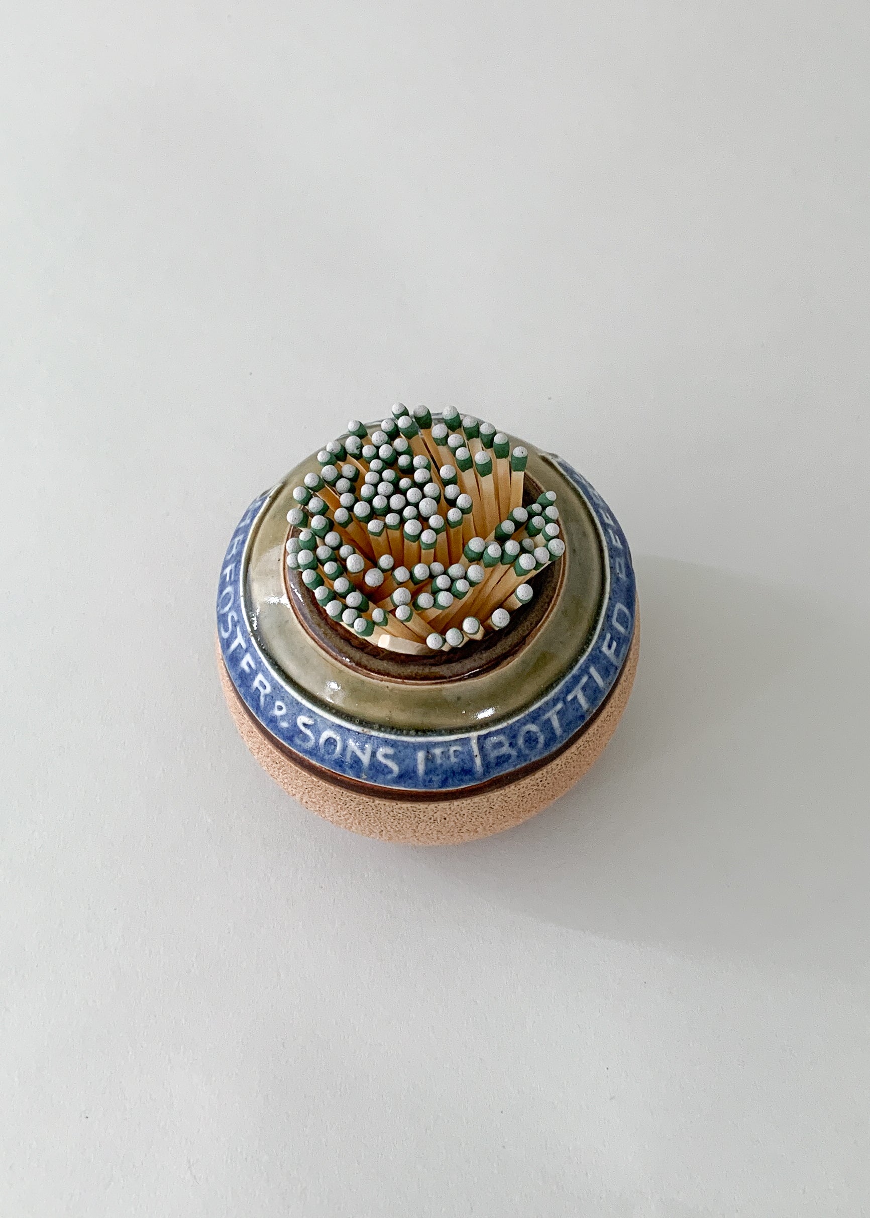 Vintage Early 20th Century Match Holder and Strike
