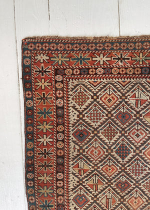 Vintage Early 1900s Turkish Wool Rug