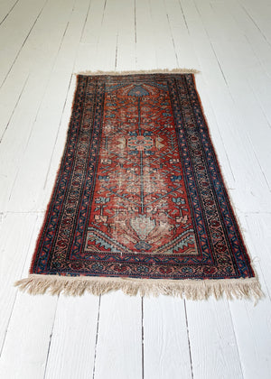 Antique Early 1900s Turkish Small Rug