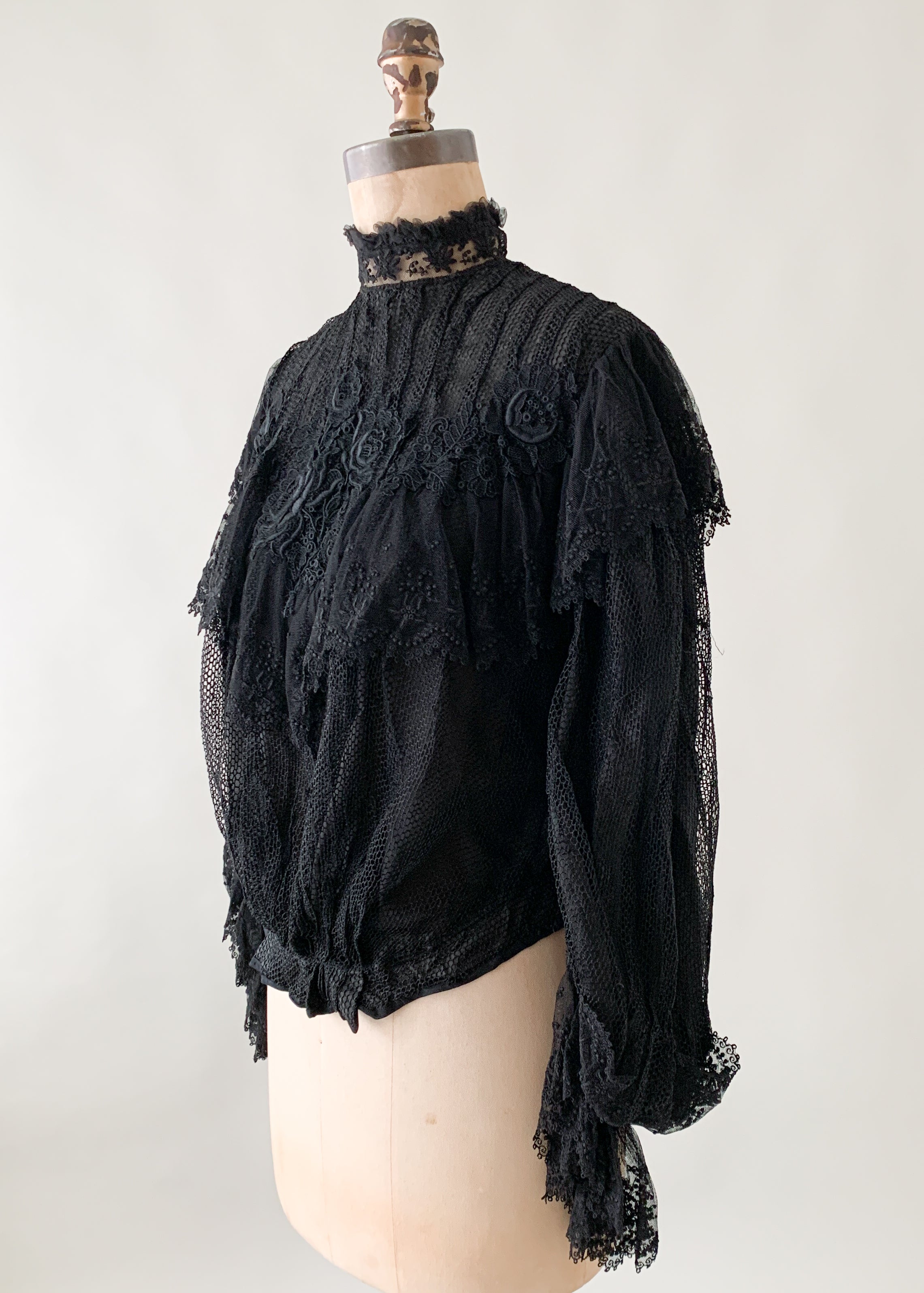 Antique Belle Epoque Lace Blouse