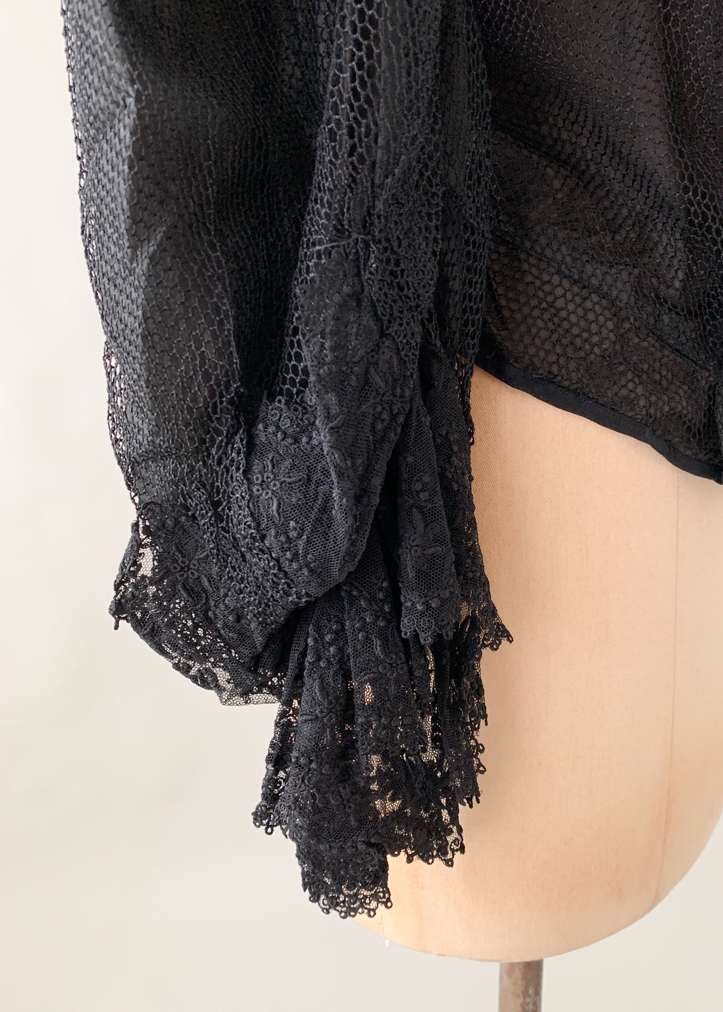 Antique Belle Epoque Lace Blouse