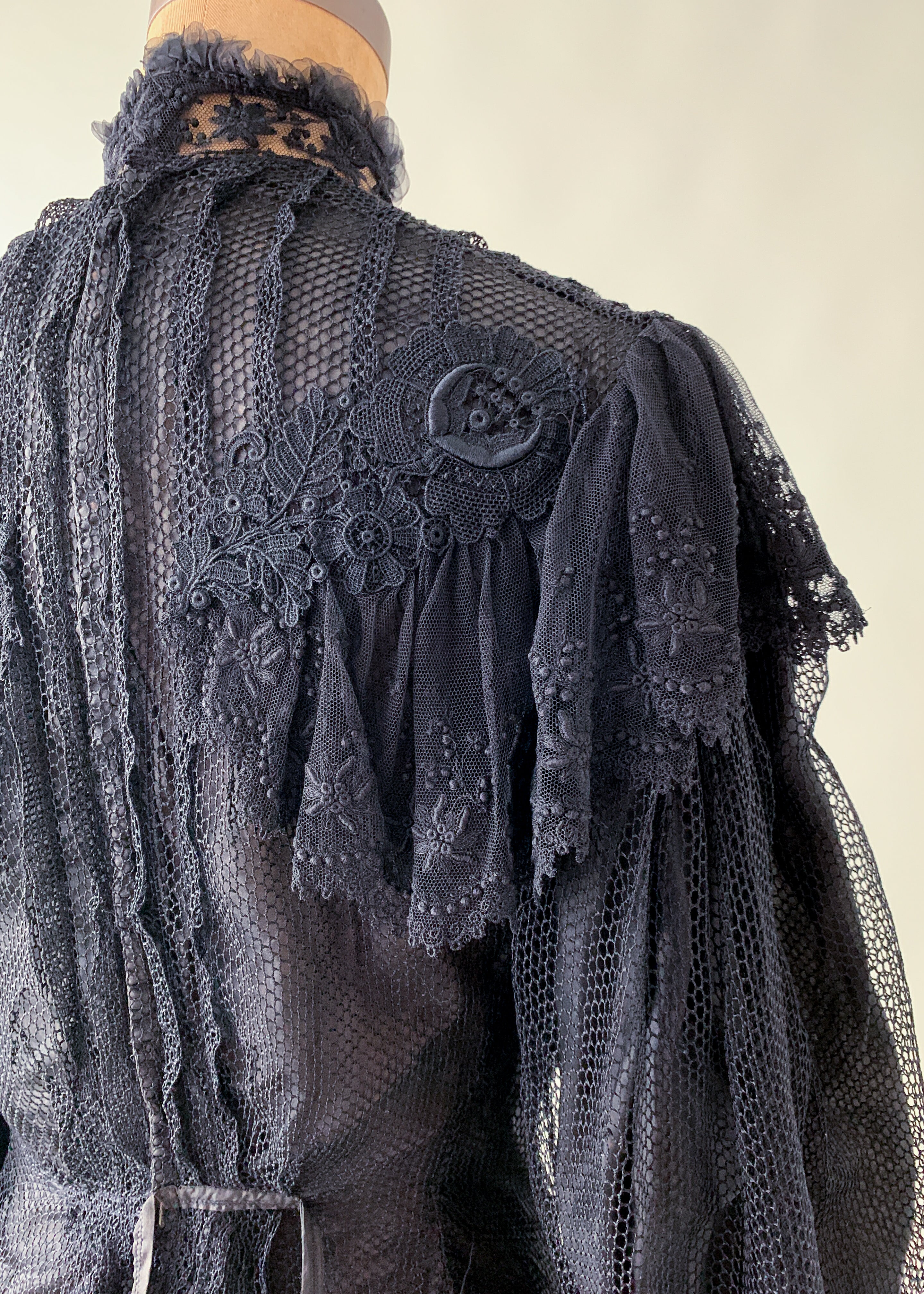 Antique Belle Epoque Lace Blouse