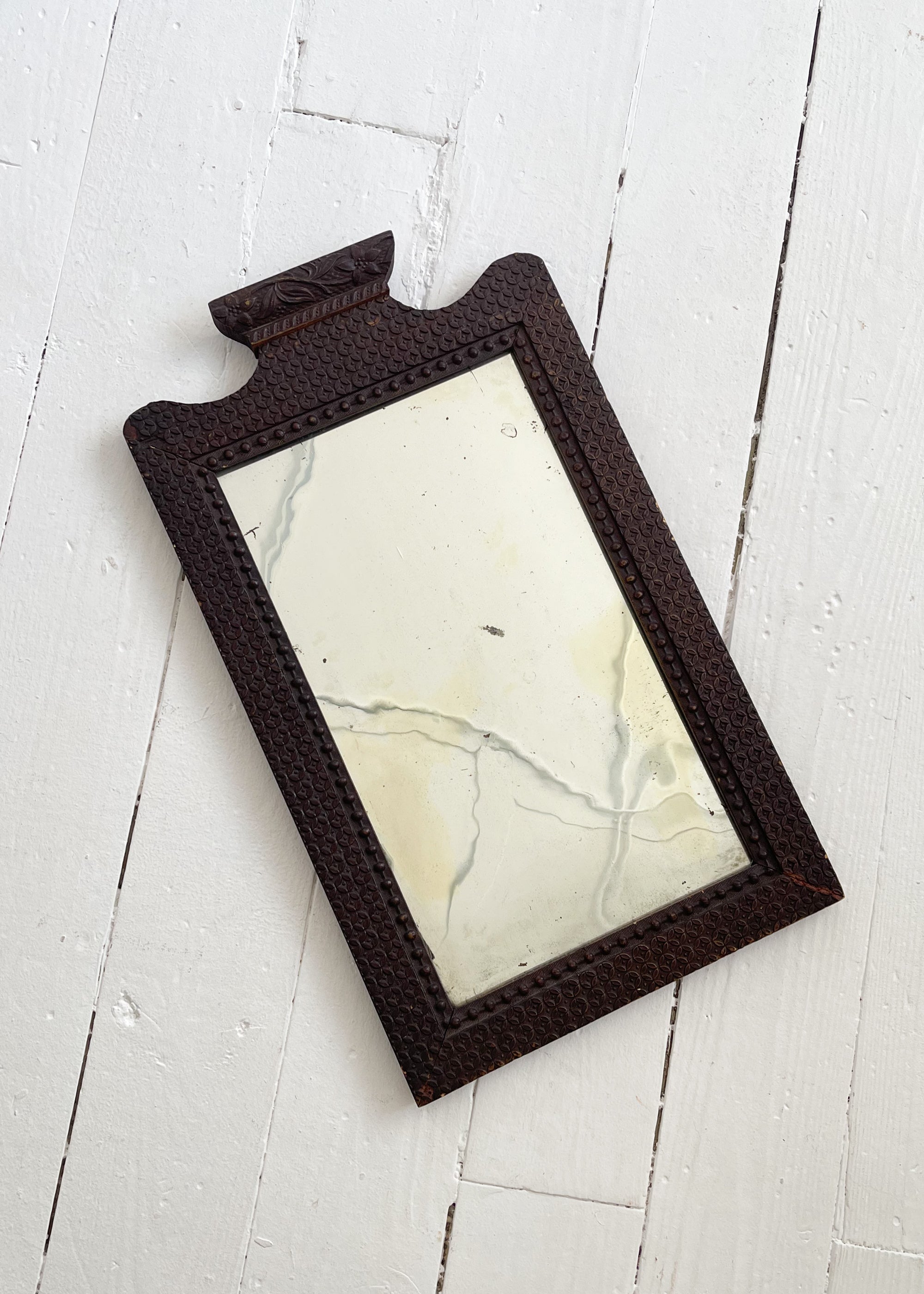 Vintage Carved Wall Mirror