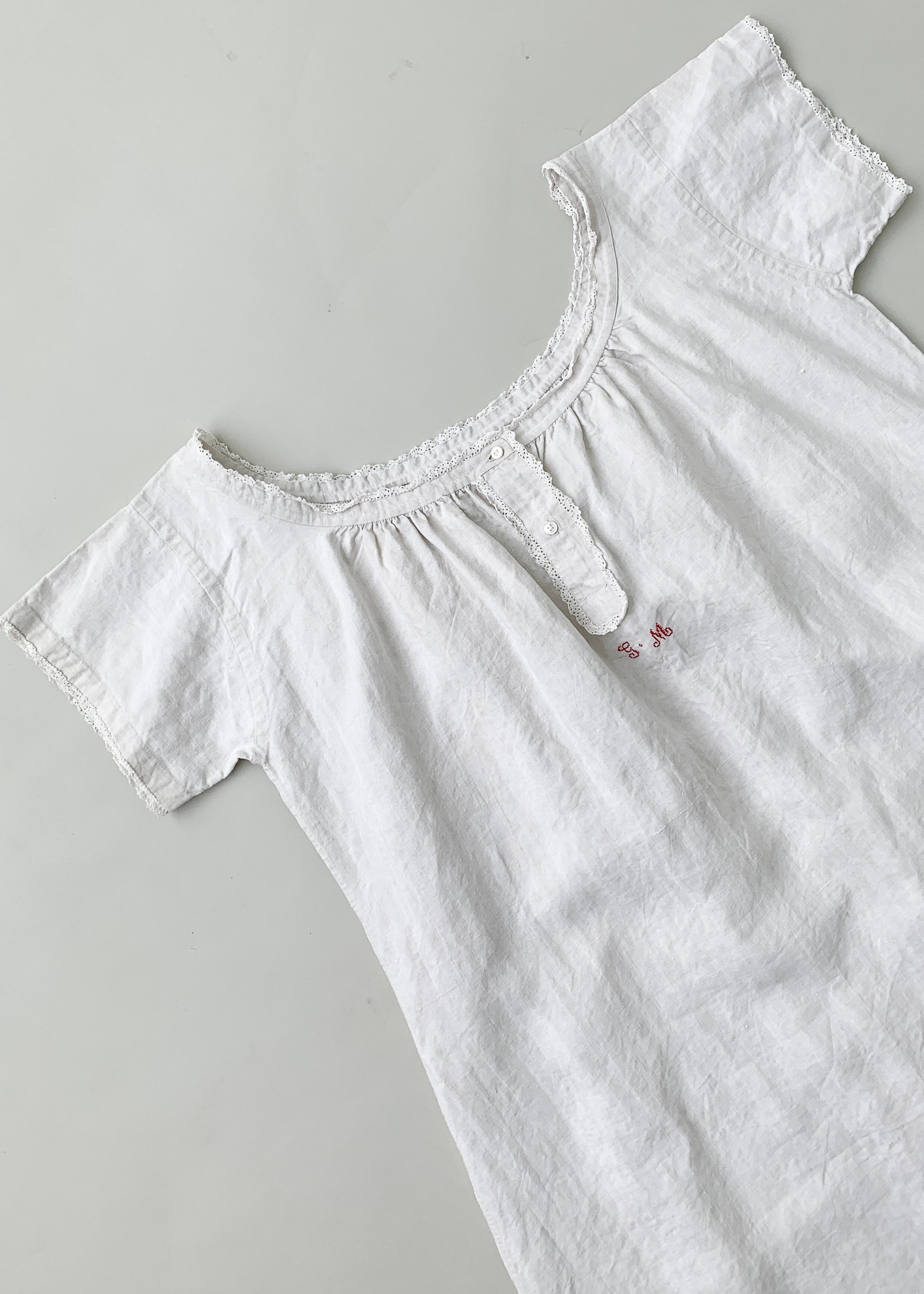 Antique Unbleached Flax Dress