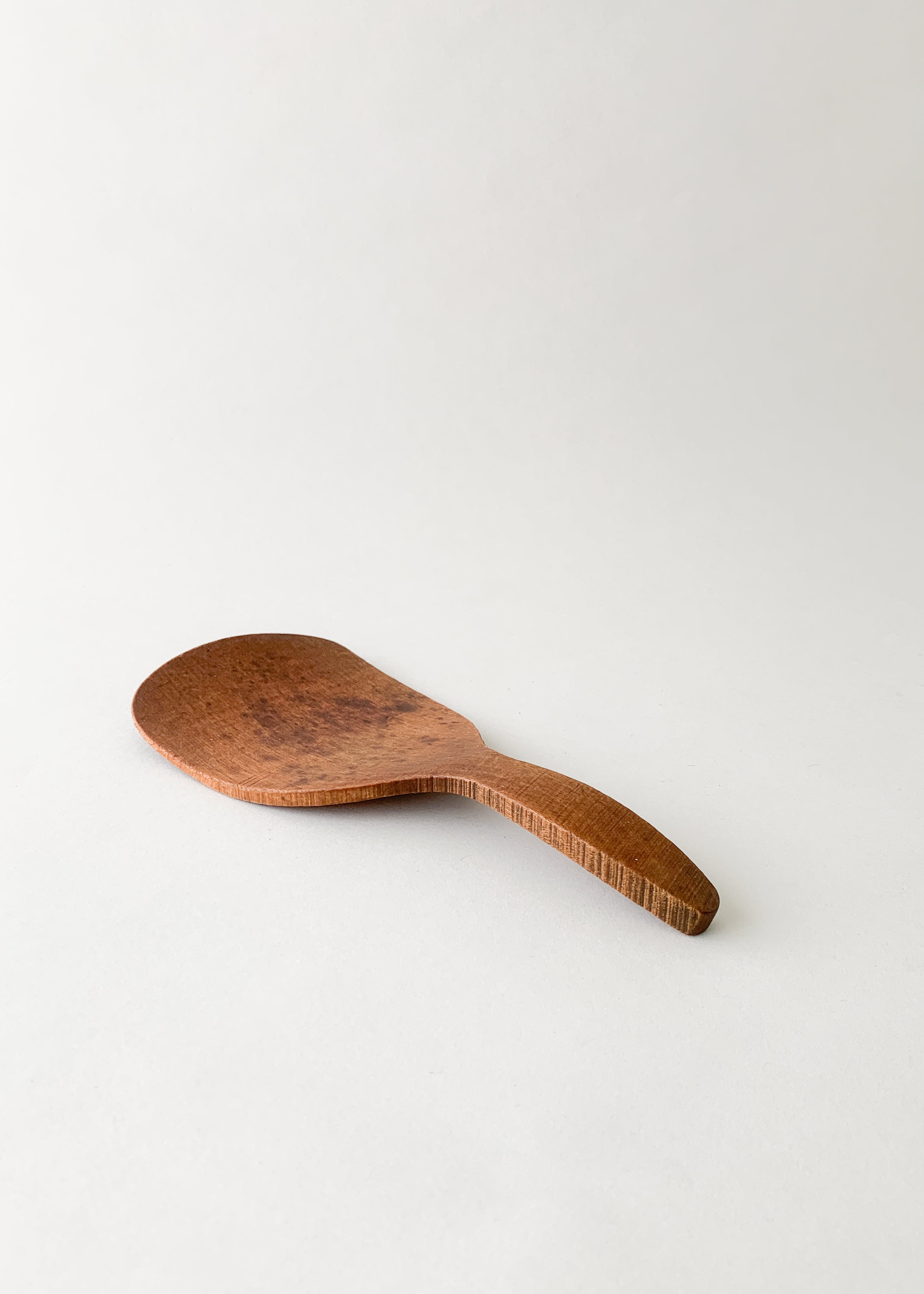 Antique Wood Spatula Scoop