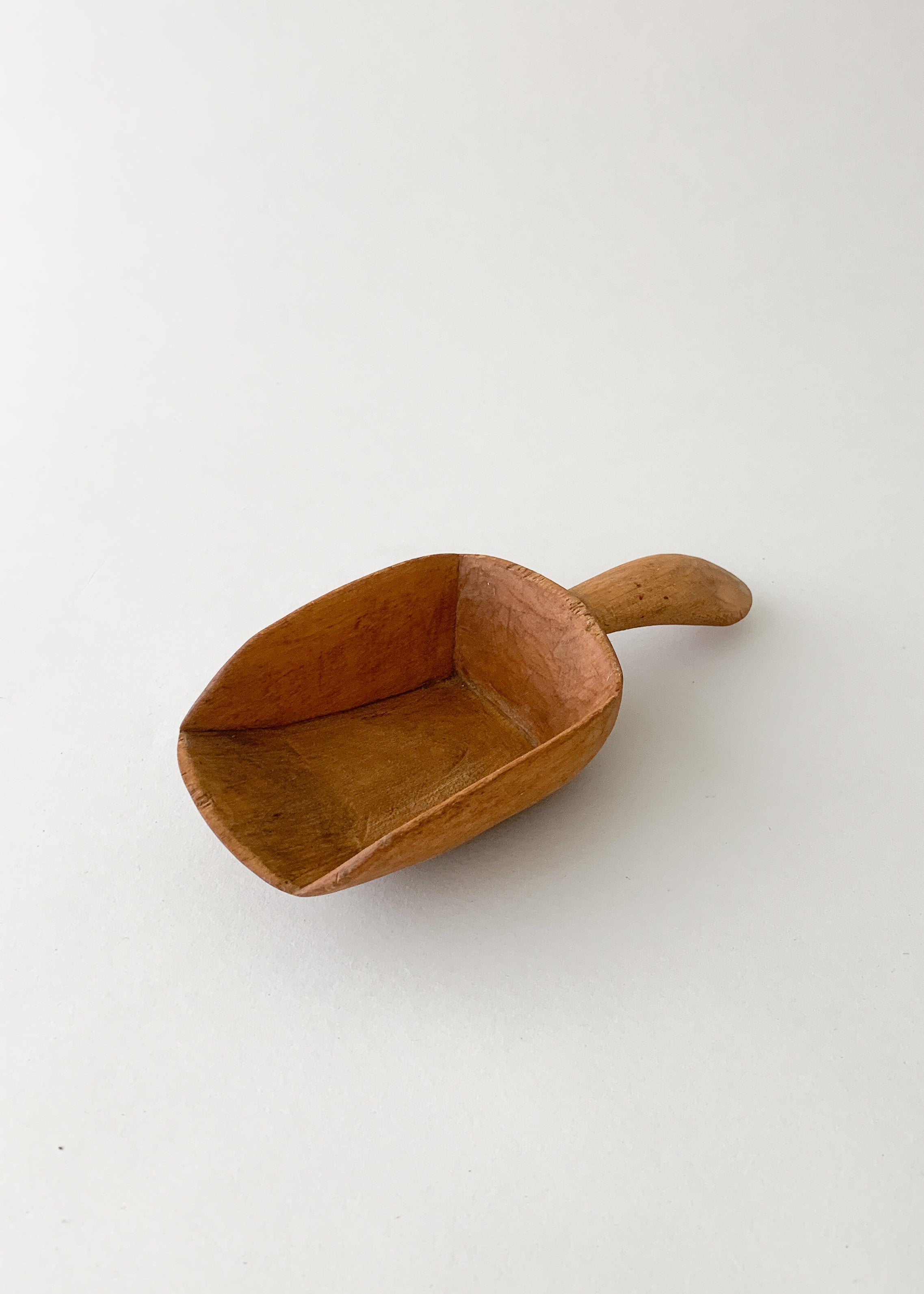 Antique Wood Scoop