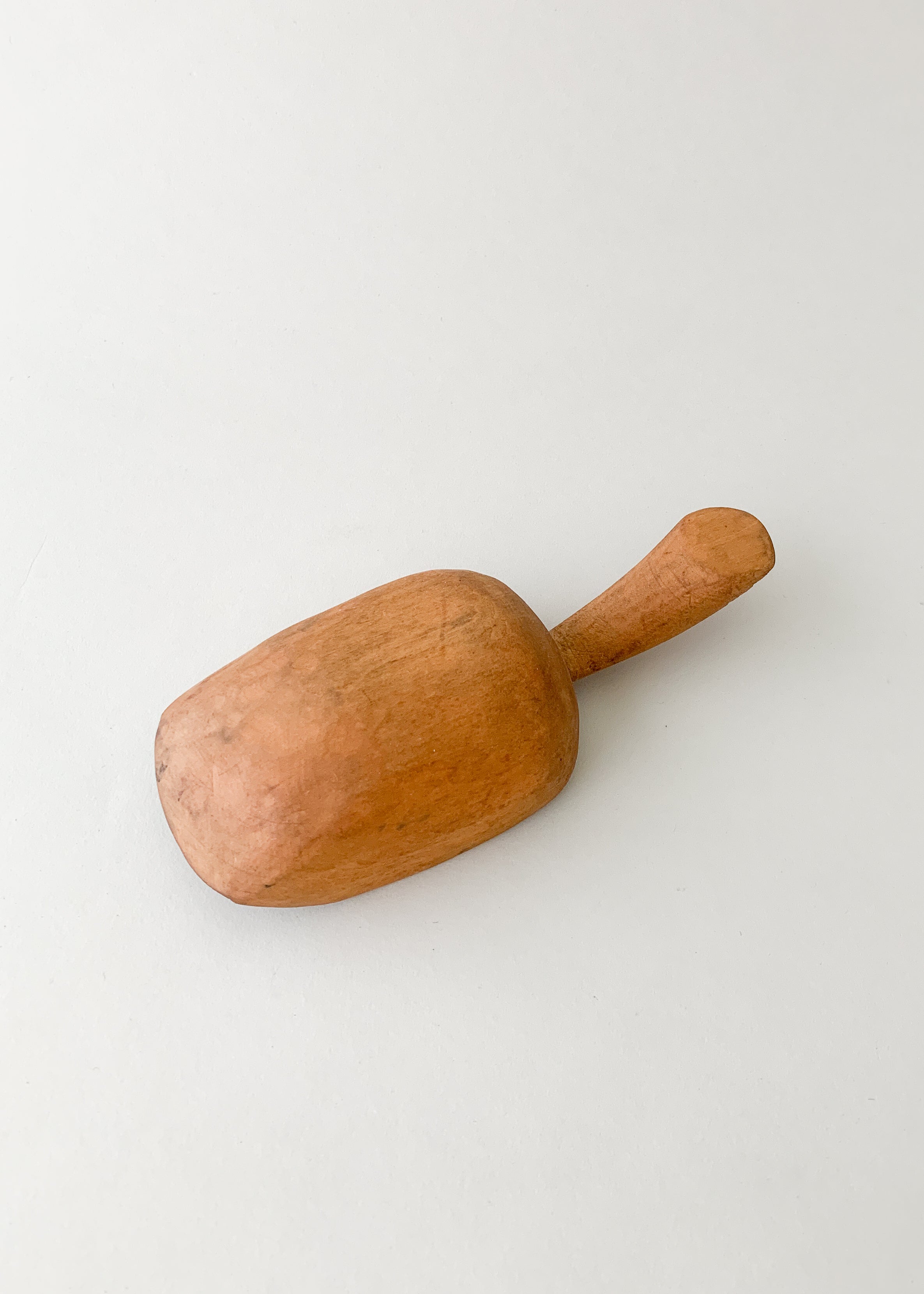 Antique Wood Scoop