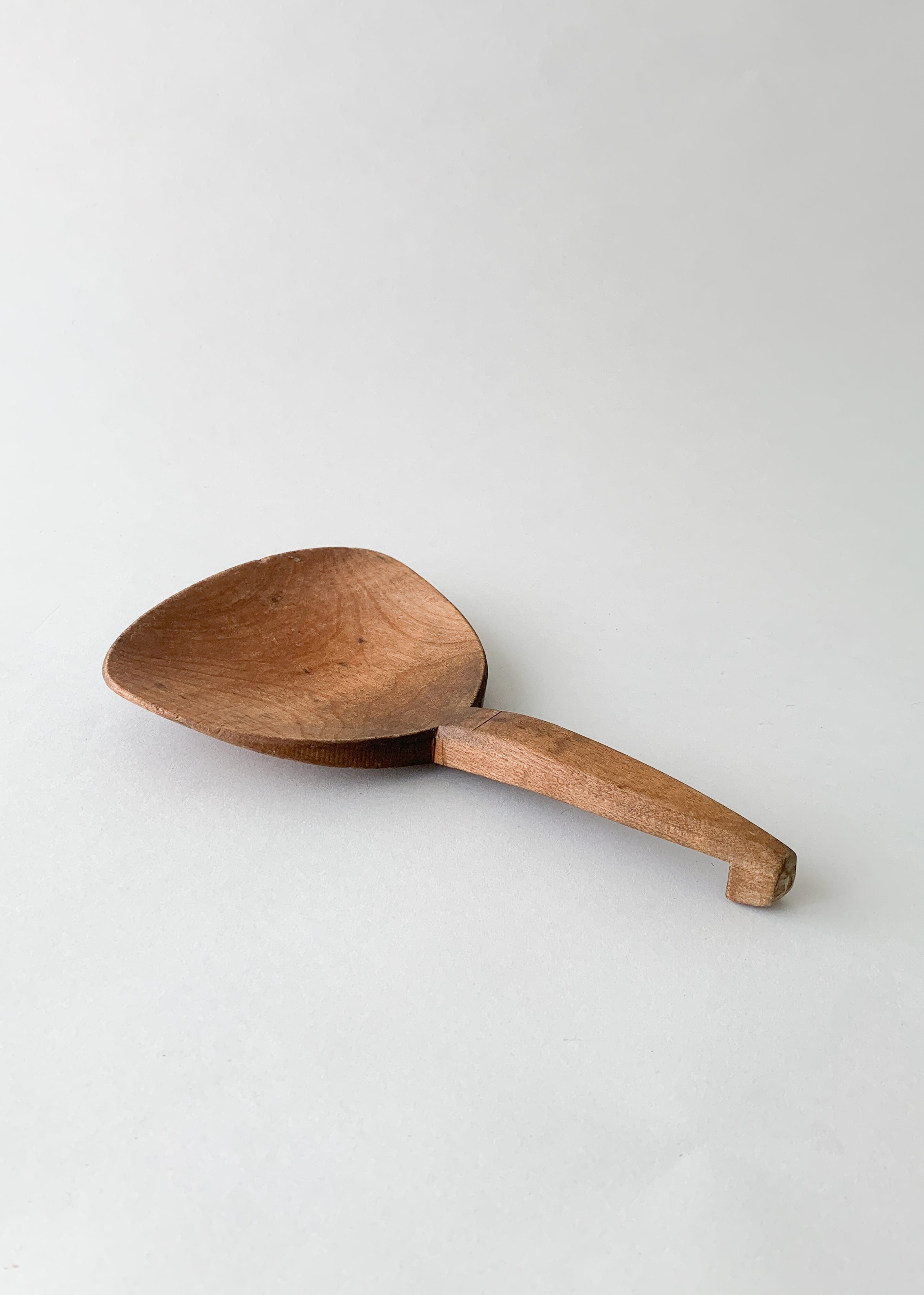 Antique Wood Spatula Scoop