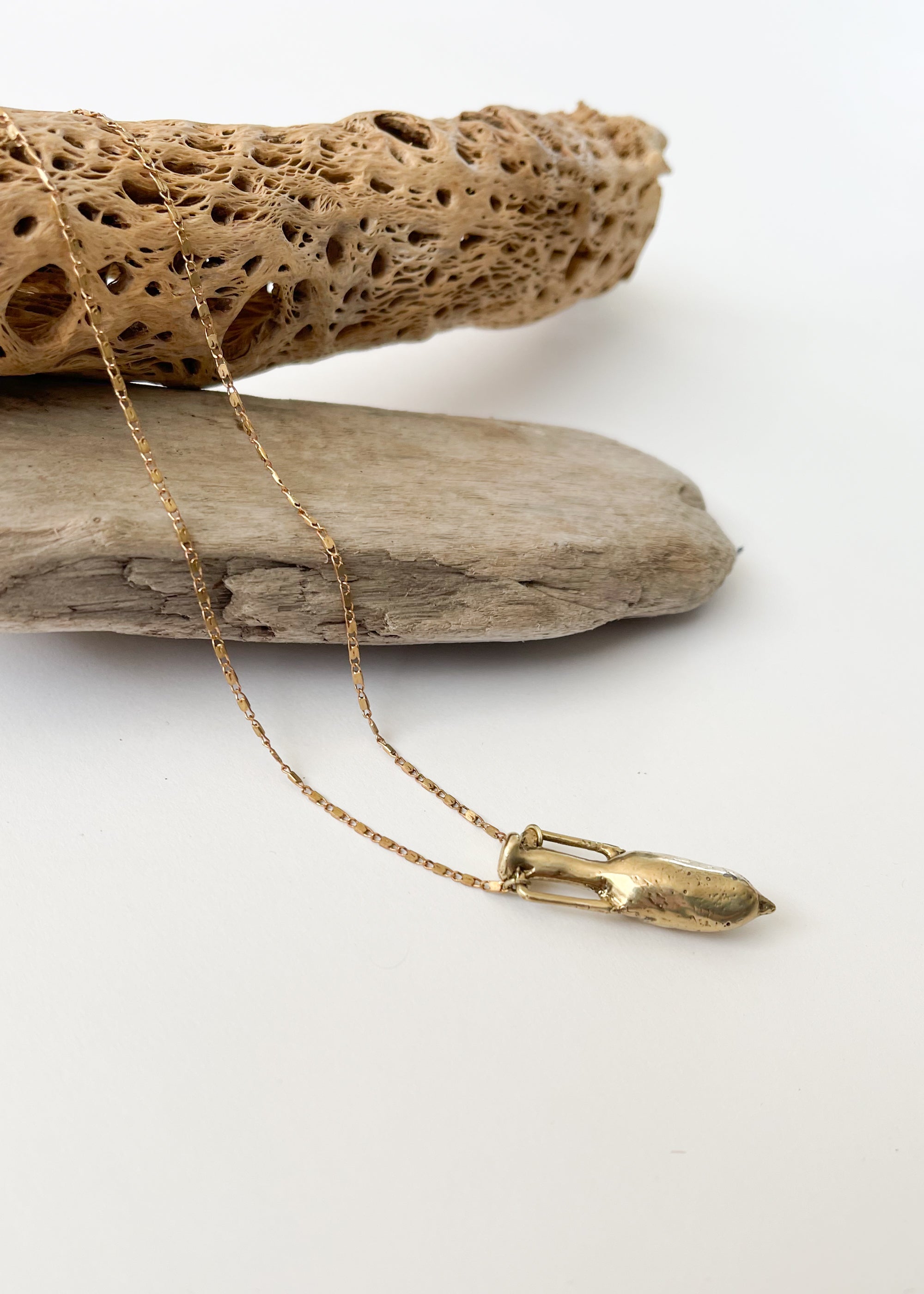 Mediterranean Amphora Charm Necklace