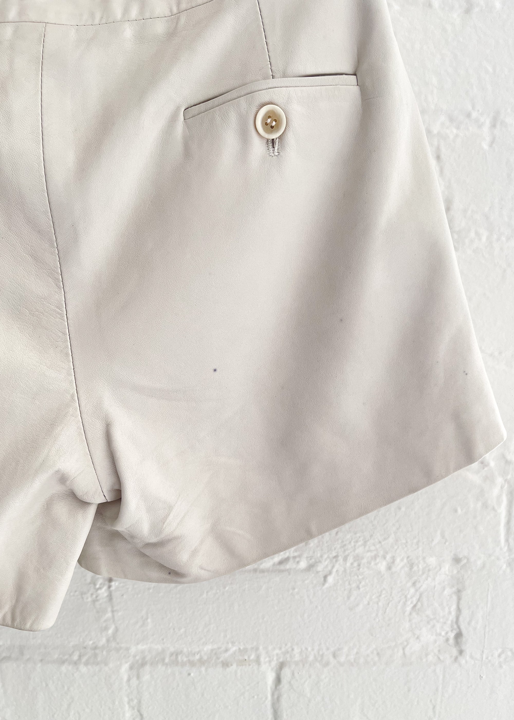 Vintage Calvin Klein Leather Shorts