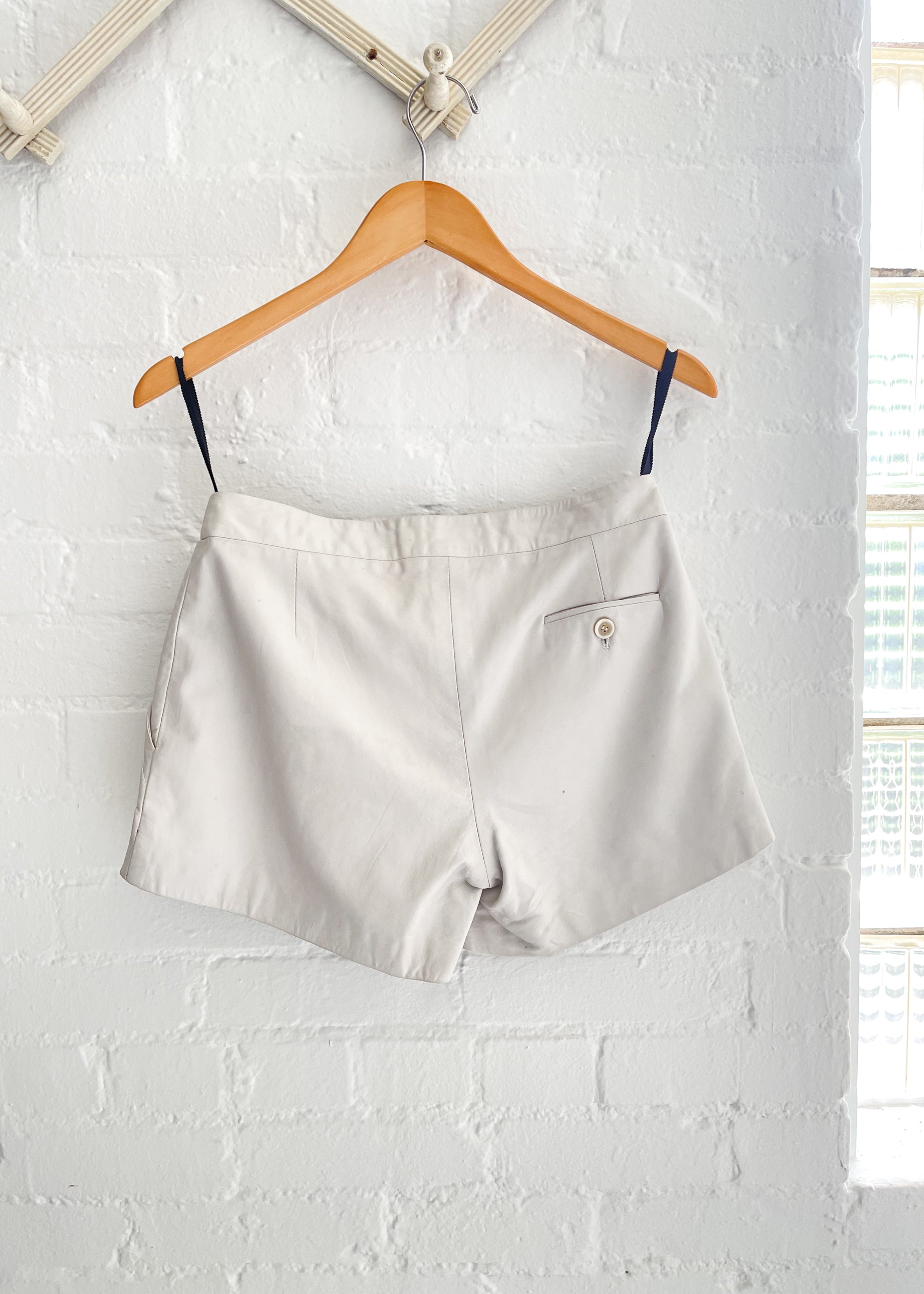 Vintage Calvin Klein Leather Shorts