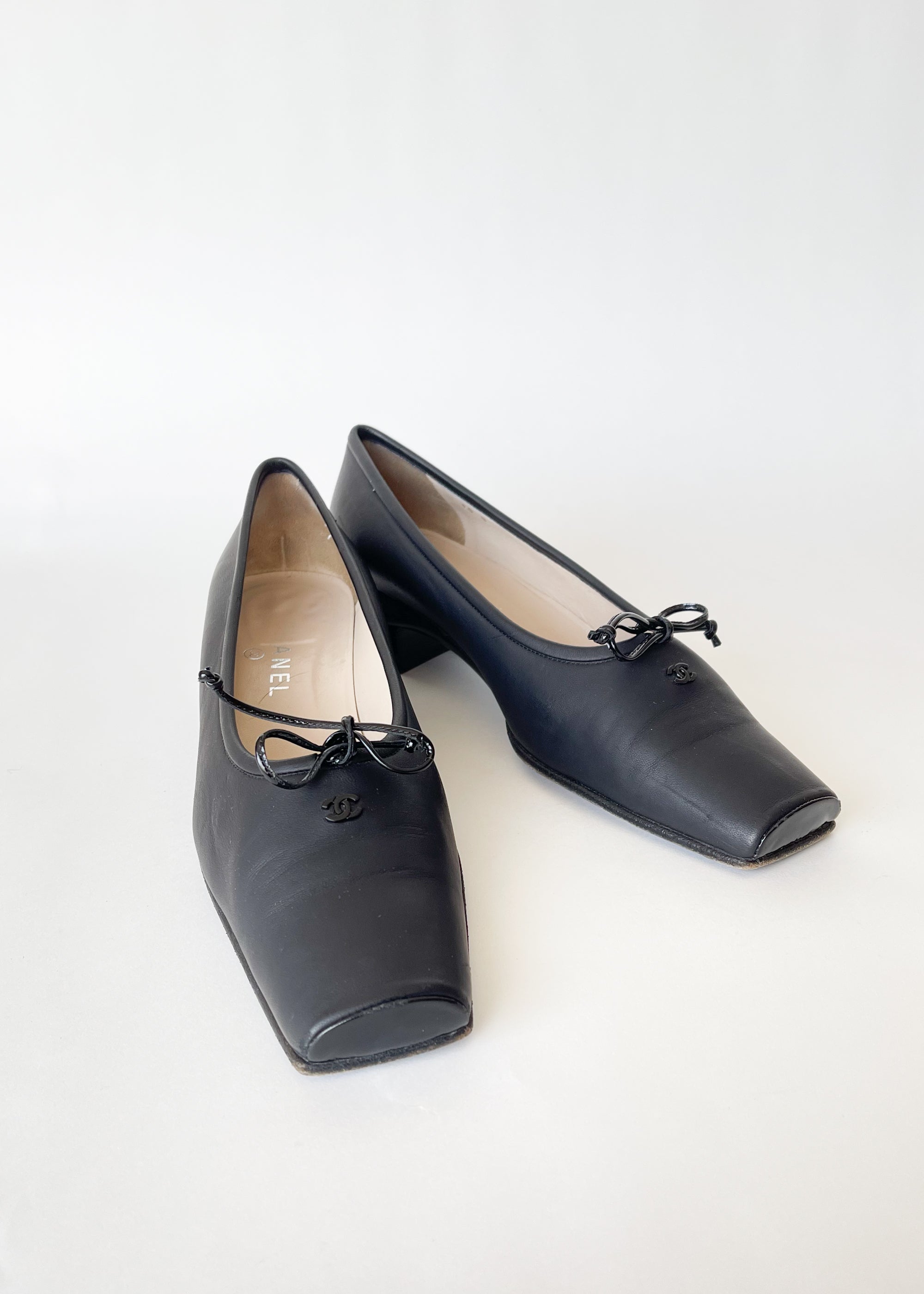 vintage chanel ballerina shoes