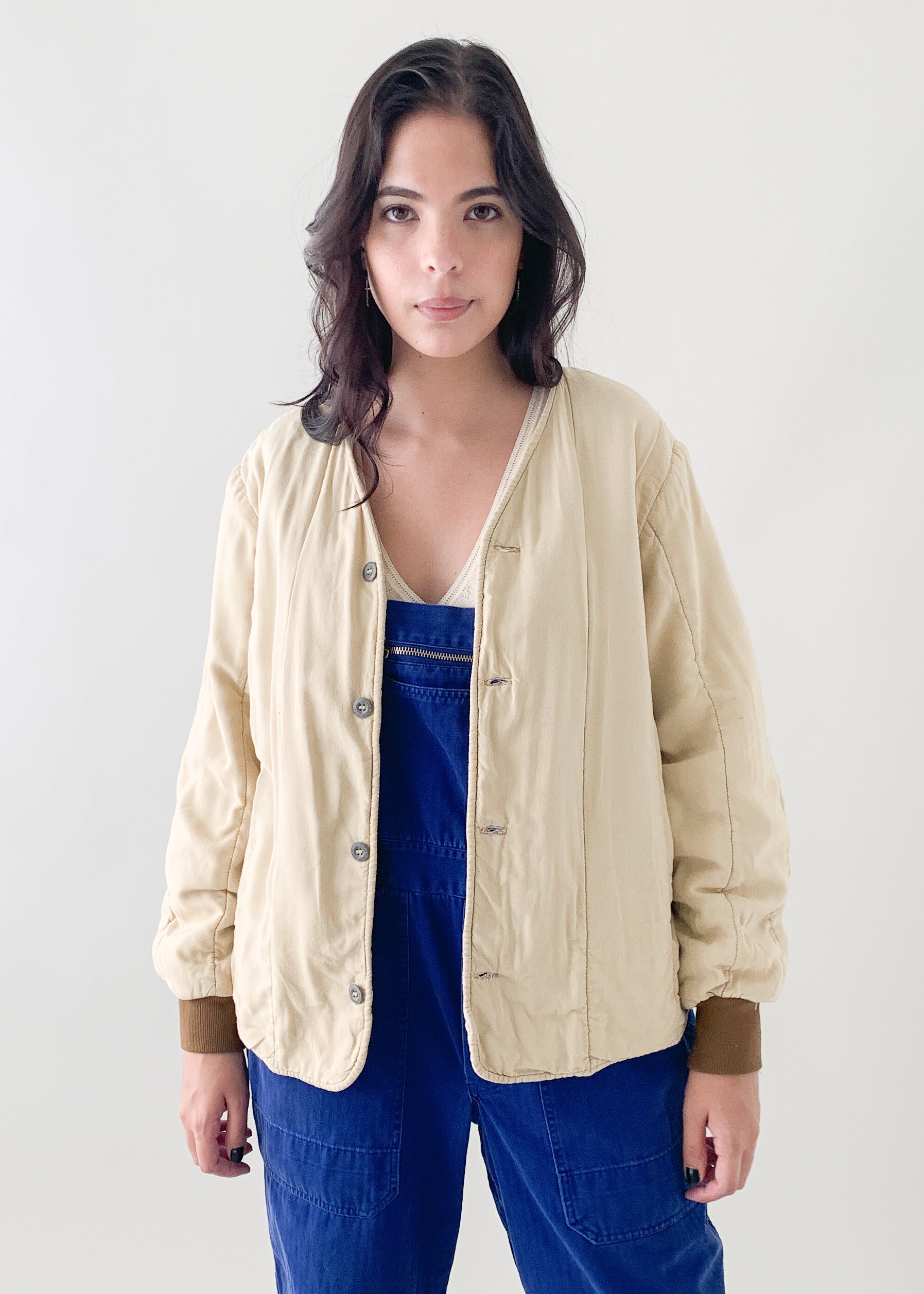 Vintage Czech Quilted Liner Jacket
