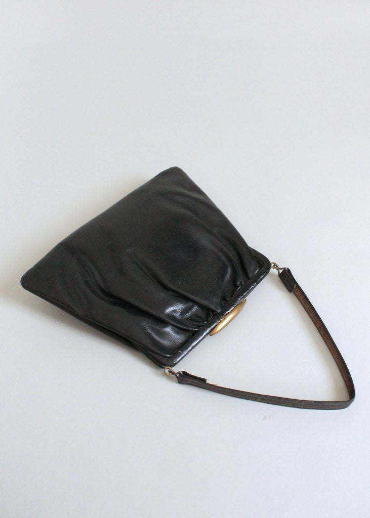 Vintage Early 1920s Dyed Tooled Leather Purse