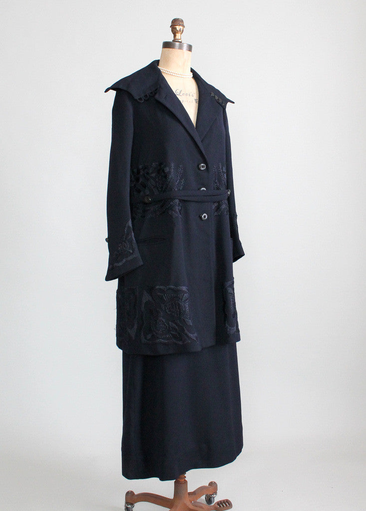 Late 1910s Wool Walking Suit