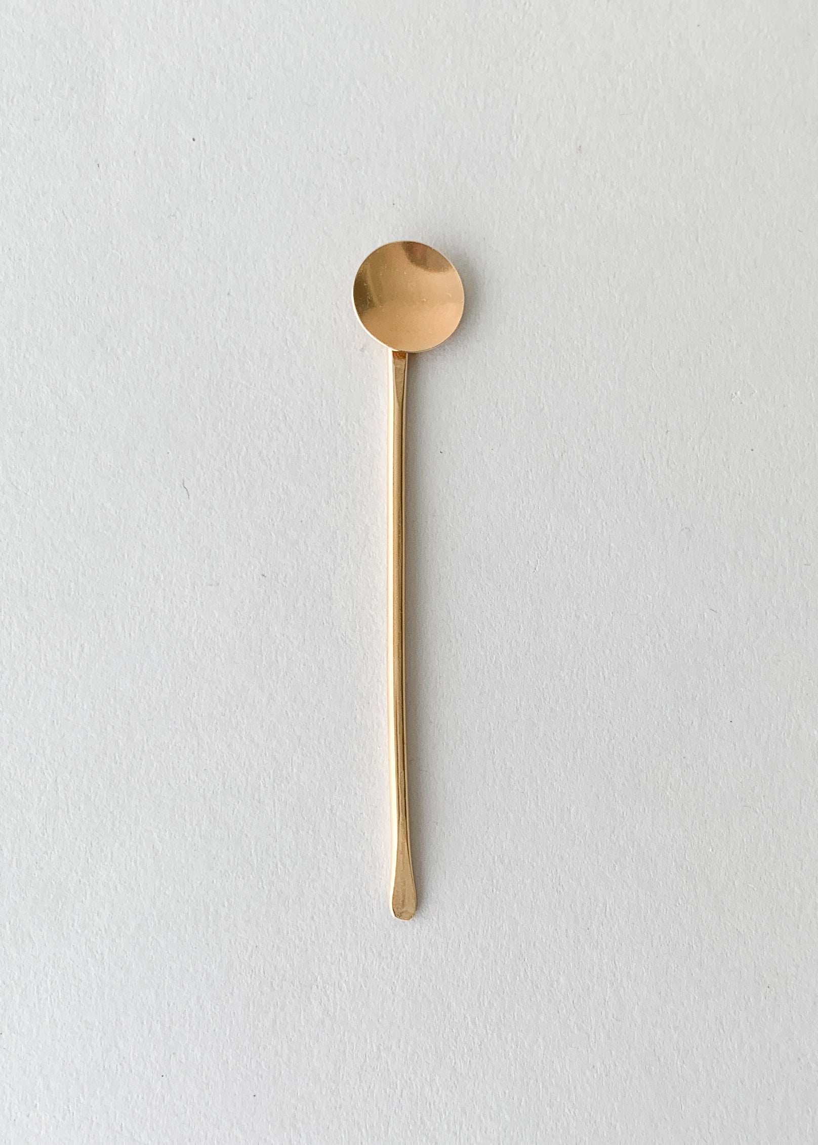 Handmade Brass Salt Spoon